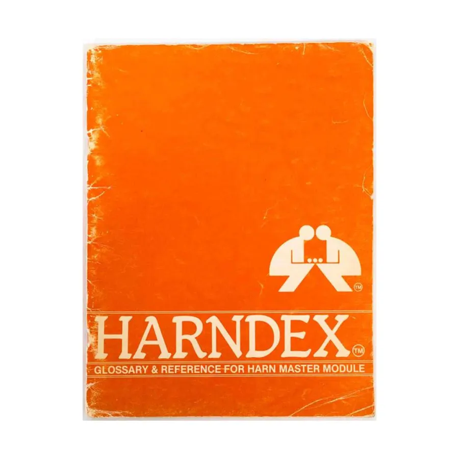 

Harndex - Glossary & Reference For Harn Master Module - Orange Cover, Harn - Core & Assorted, мягкая обложка
