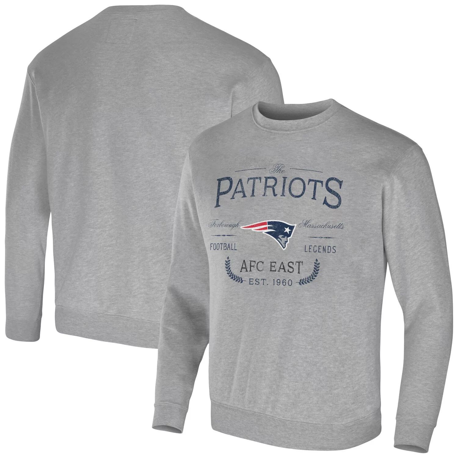 

Мужской свитшот из коллекции NFL x Darius Rucker от Fanatics Heather Grey New England Patriots