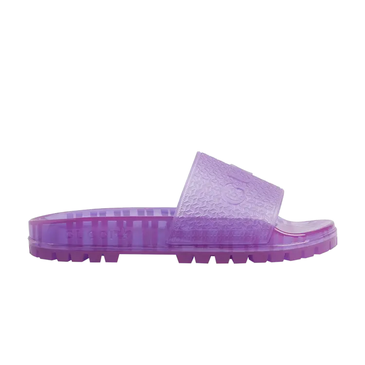 Кроссовки Gucci Adidas x Gucci Wmns Slide, фиолетовый