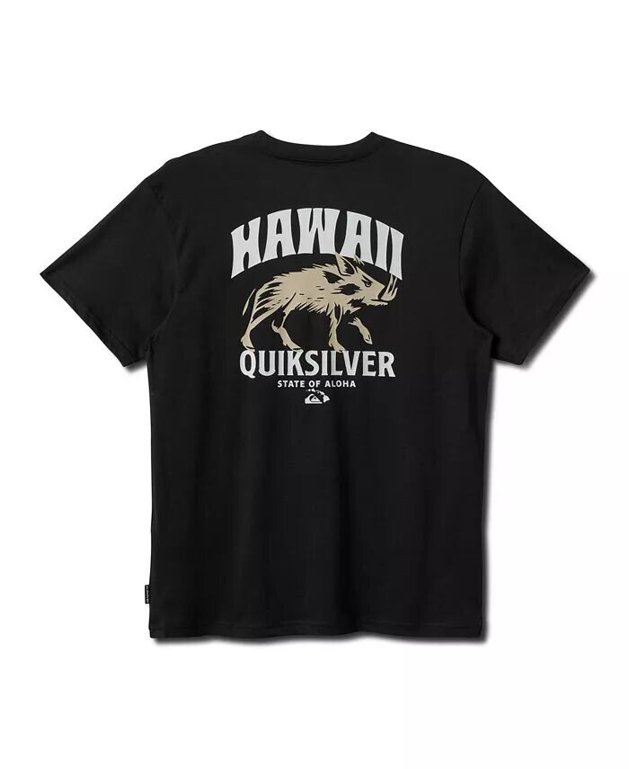

Мужская футболка Hi Boar с коротким рукавом Quiksilver, черный