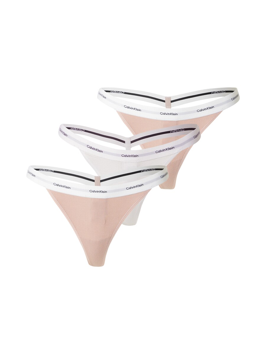 

Стринги Calvin Klein Underwear, цвет Dusky pink/White
