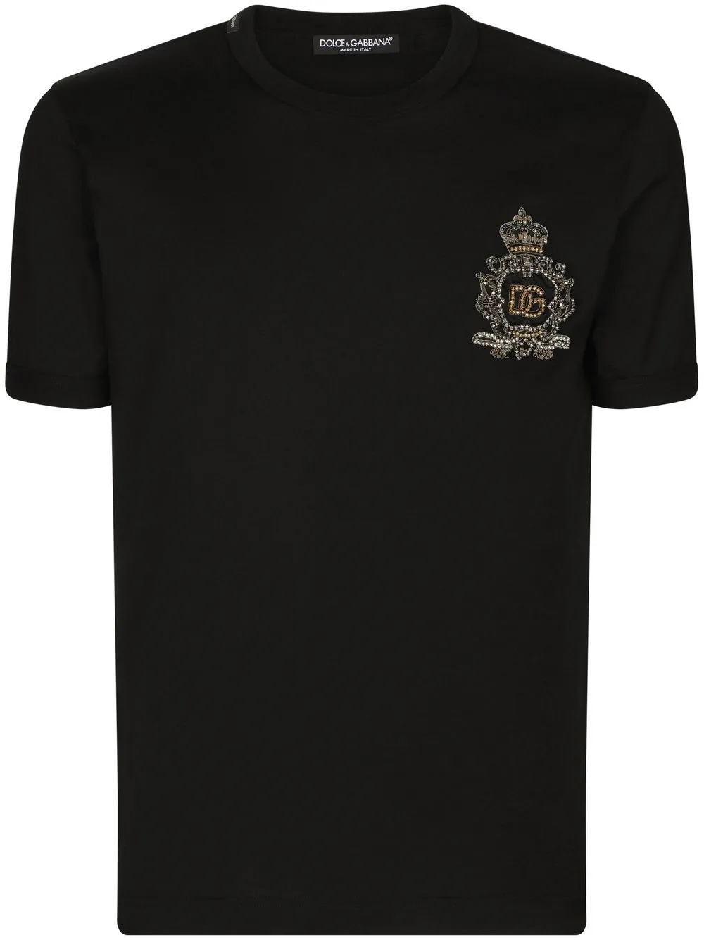 

Футболка с нашивкой DOLCE & GABBANA, черный