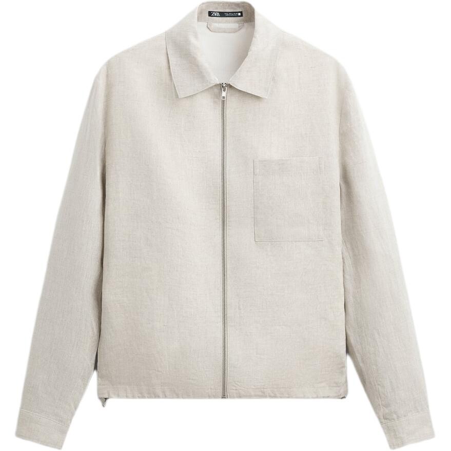 

Куртка мужская светло-бежевая Zara, светло-бежевый