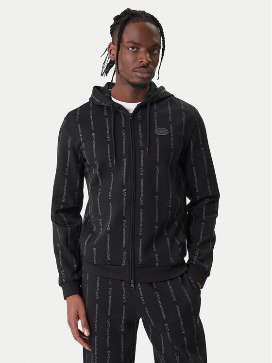 

Свитшот regular fit 7M001392 AF12660 FC039 Ea7 Emporio Armani, черный