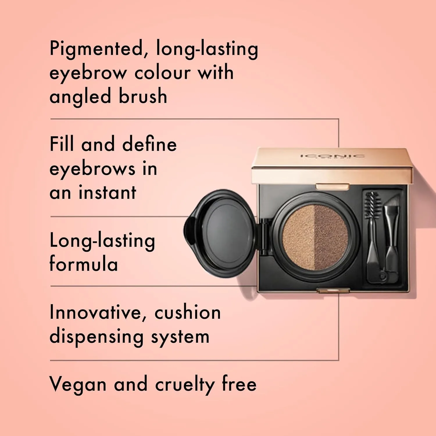 ICONIC LONDON Eyebrow Cushion 2 Colour Sculpter, Ash Blonde — фото 2