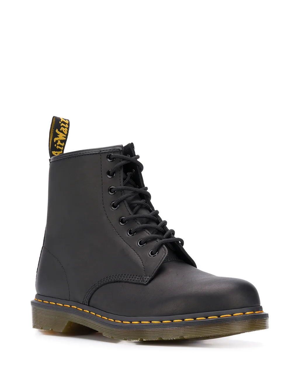 Мужские ботинки Dr. Martens 1460 из гладкой кожи на шнуровке, черный — фото 2