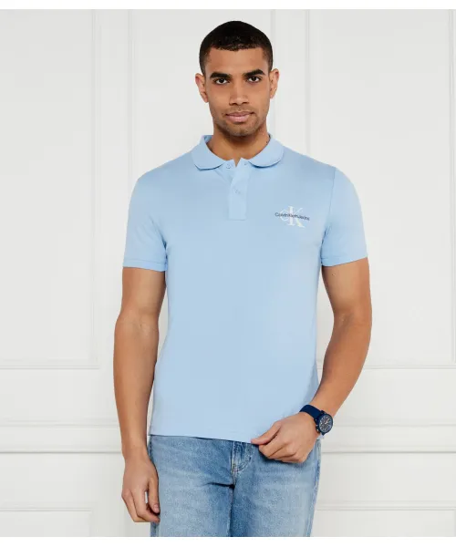 

Футболка поло Regular fit Calvin Klein Jeans, синий