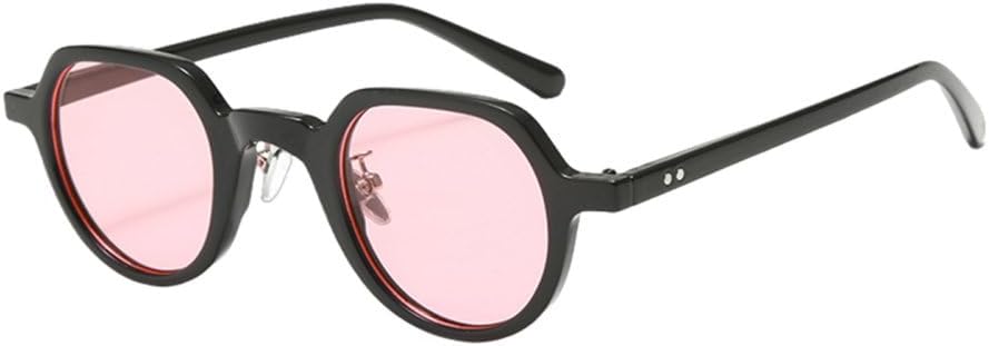 

маленькие солнцезащитные очки в винтажном стиле для женщин, зеленые, синие, желтые, с защитой от УФ-излучения UV400, круглые солнцезащитные очки для мужчин TYUVIVO, One Size