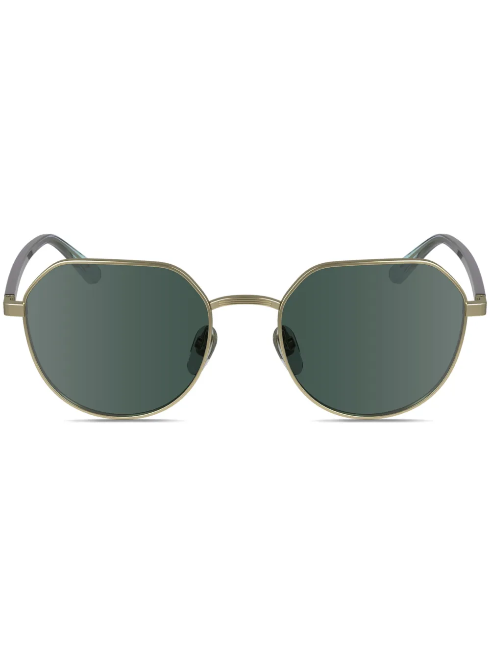 

Солнцезащитные очки в геометричной оправе Calvin Klein, золотой