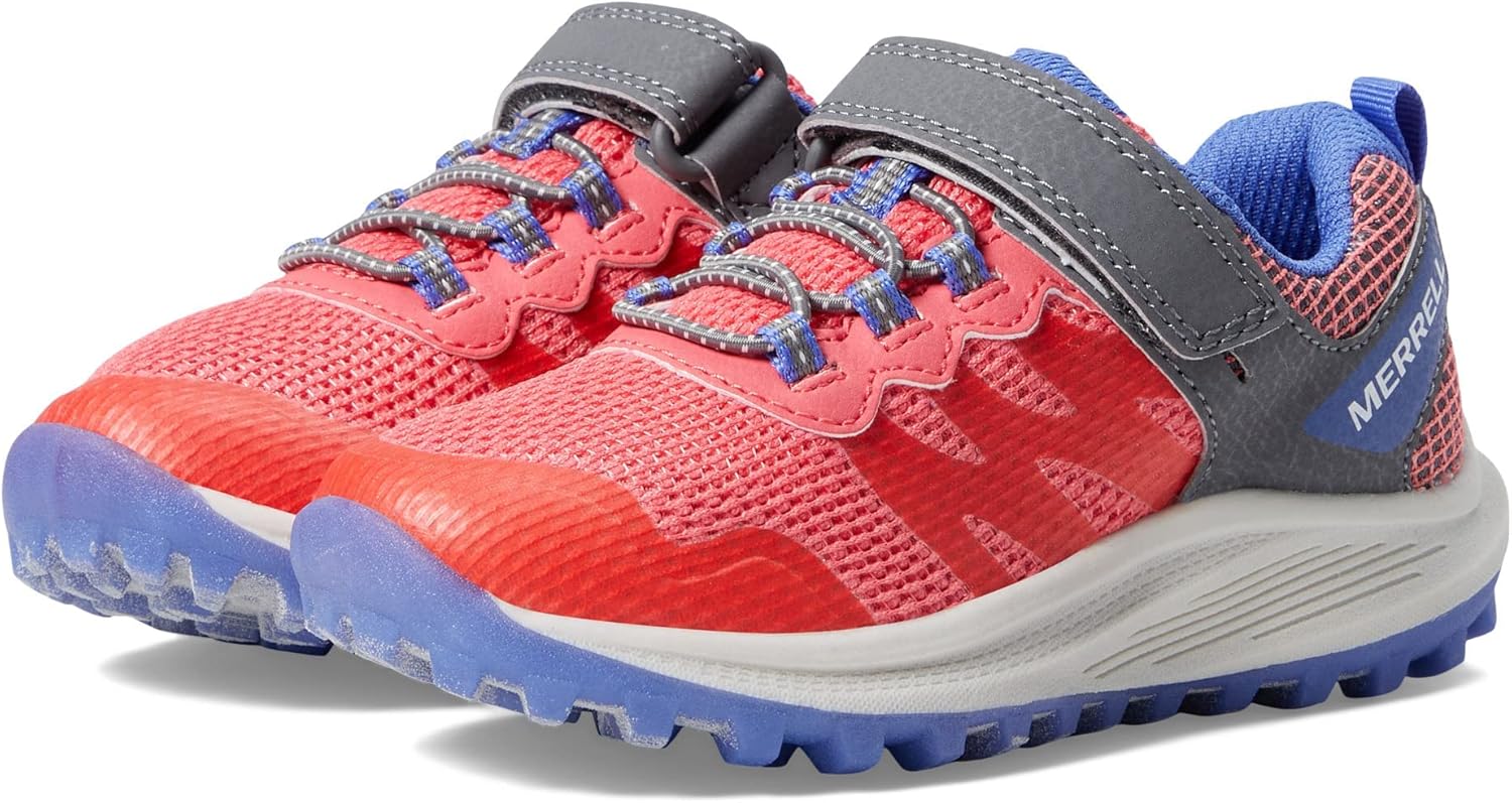 

Кроссовки для мальчиков Merrell Oakcreek Low с шнуровкой и водонепроницаемой защитой для походов, коричневый