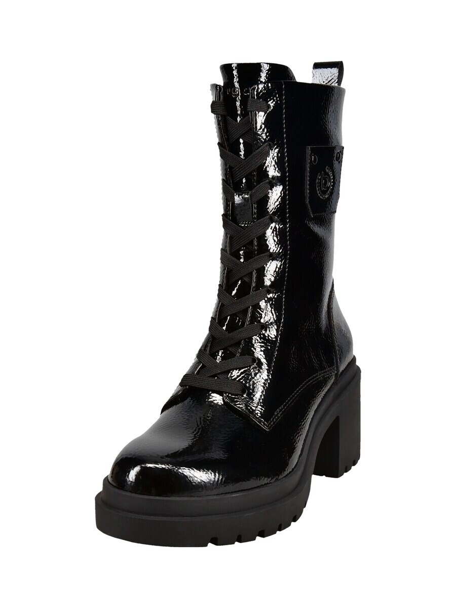 Ботильоны на шнуровке bugatti Lace-Up Ankle Boots, черный