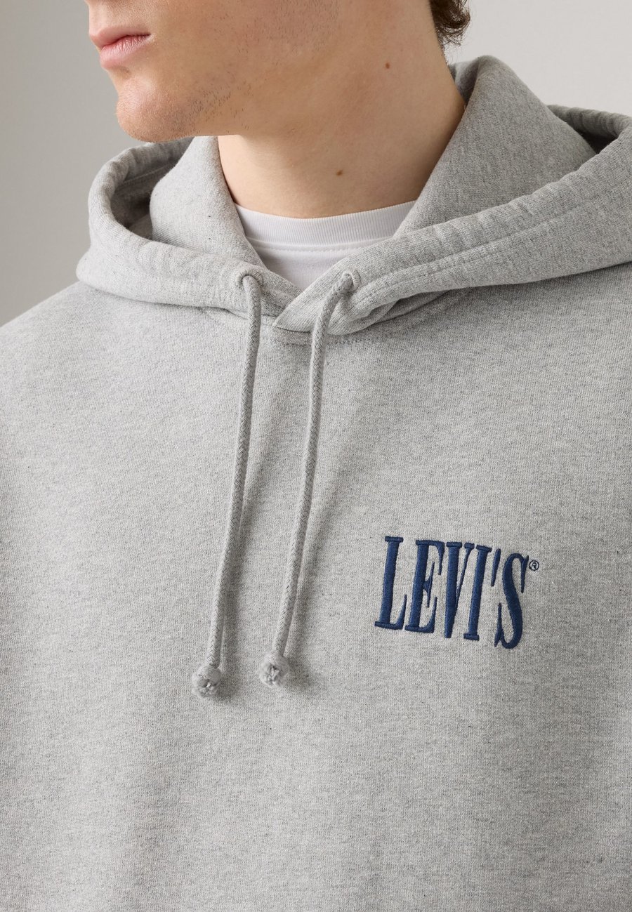 

Худи Levi's RELAXED GRAPHIC, Ssnl Serif Cowboy 3 Mid Tone Heather Grey/Grey