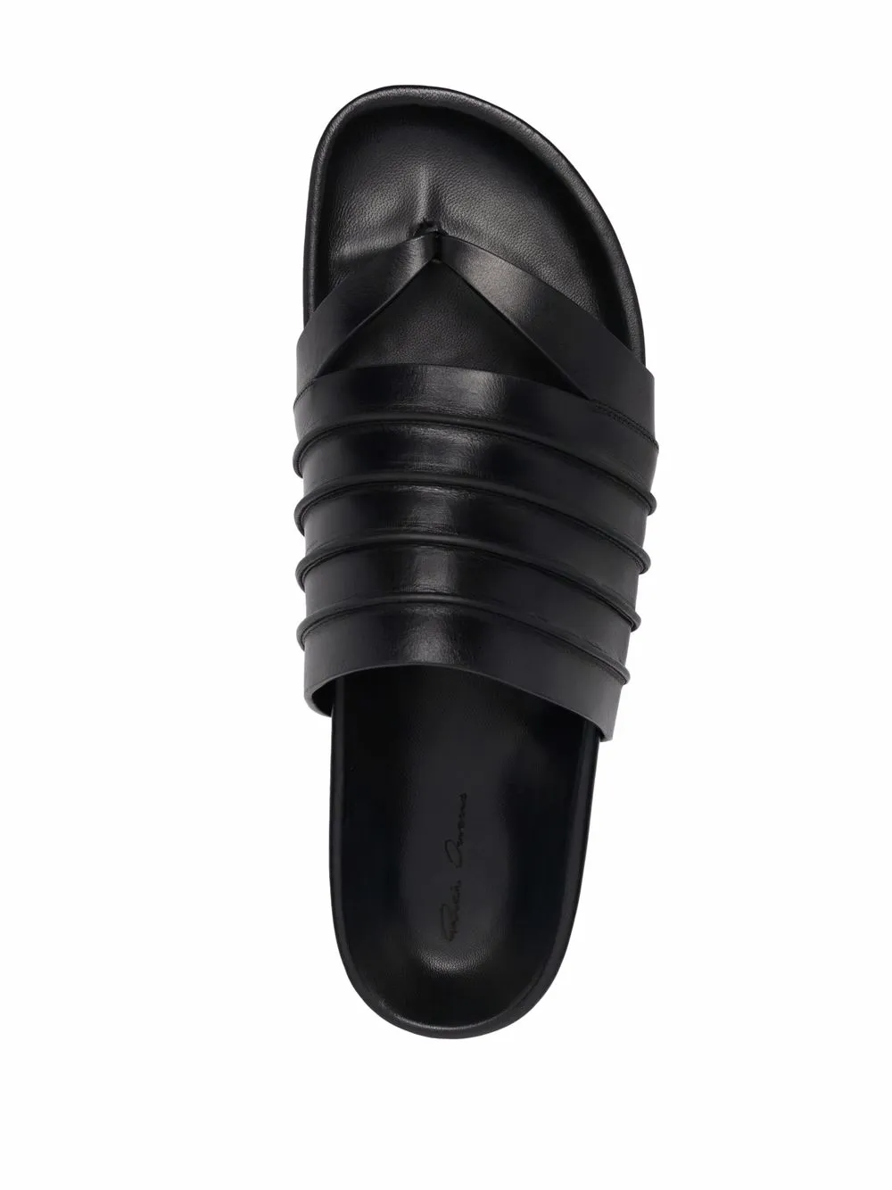Шлепанцы Ruhlmann Granola Rick Owens, черный — фото 4