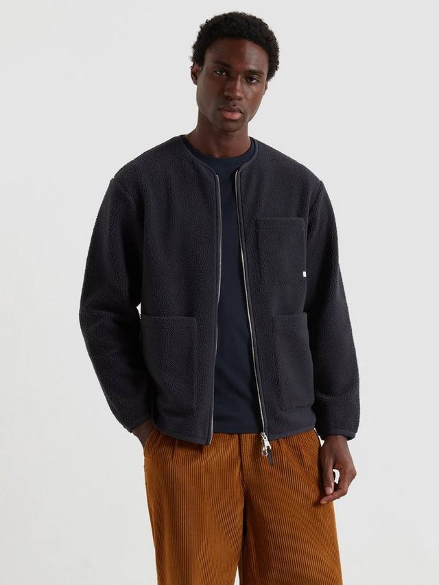 

Куртка-толстовка Sherpa с застежкой-молнией Farah, True Navy