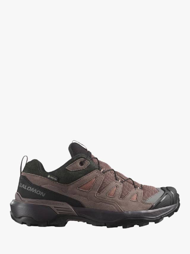 Женские треккинговые кроссовки Salomon x ultra 360 gore-tex кожаные, коричневый