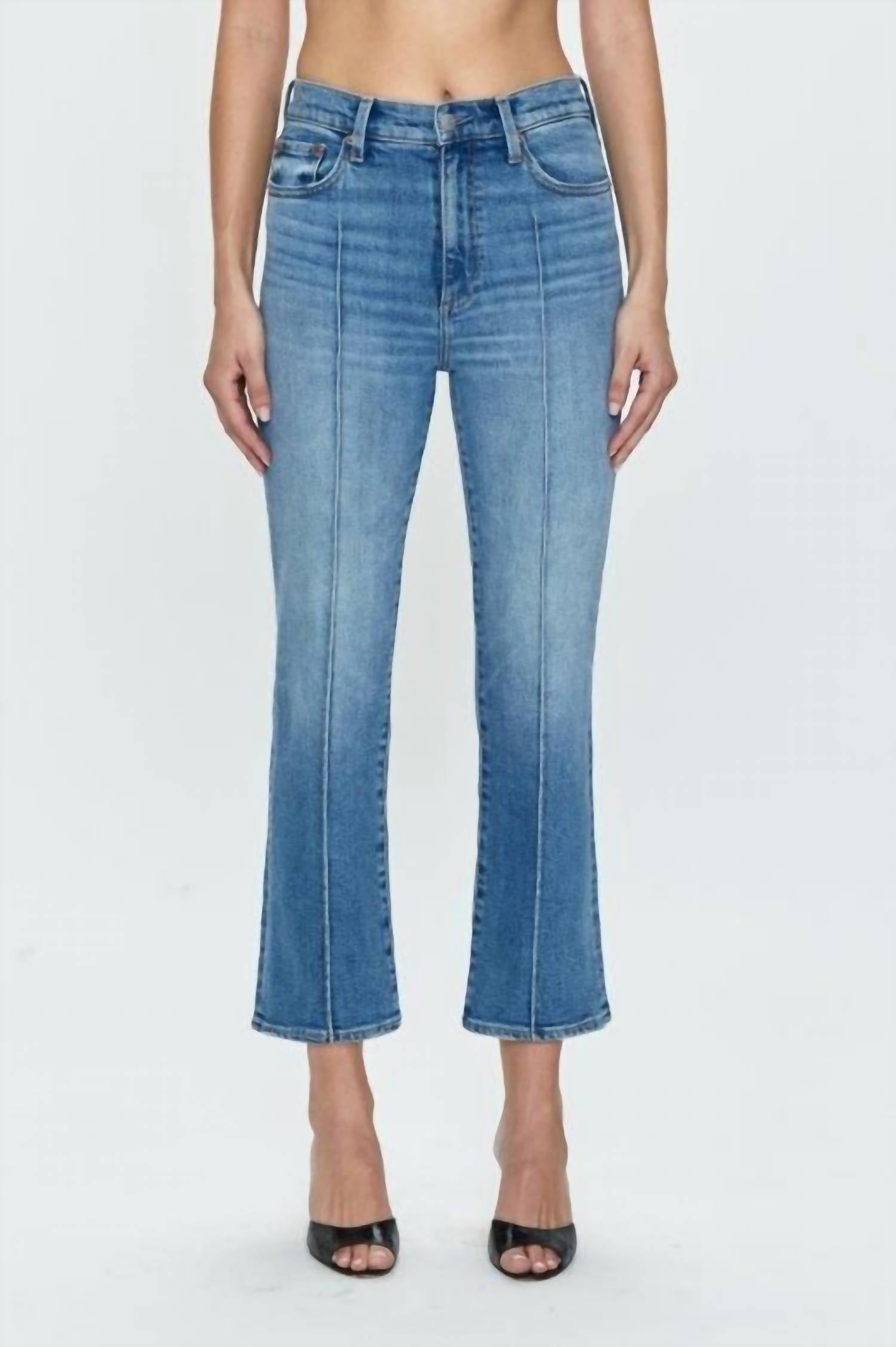 

Женские укороченные джинсы Lennon Pintuck Highrise в цвете Essence Pistola, Essence