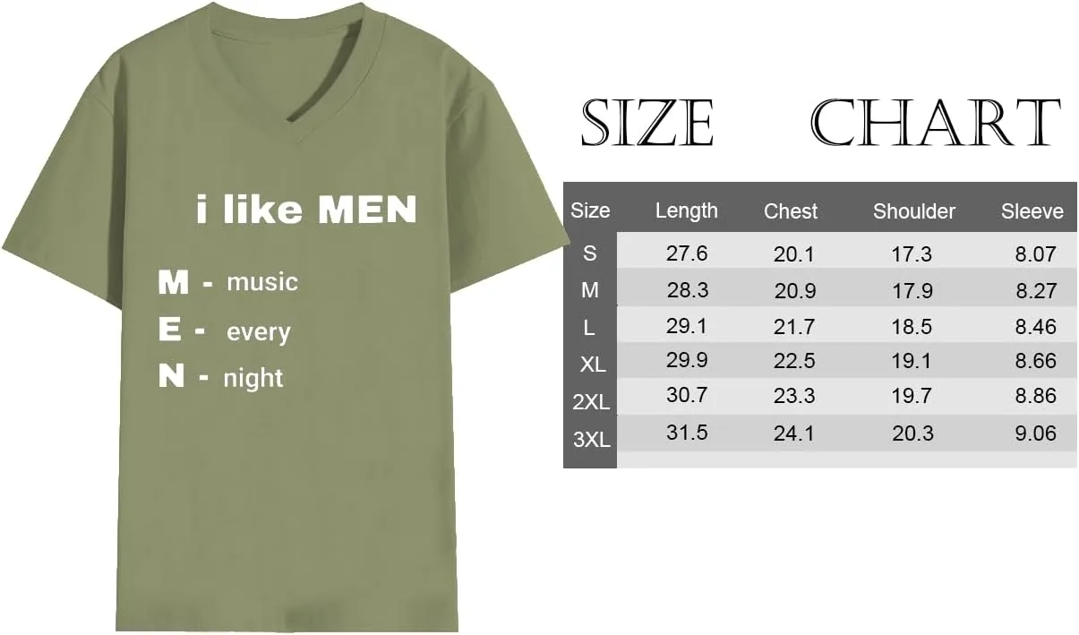 

Футболка I Like Men Music Every Night Definition