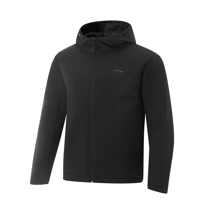 

LINING Фитнес куртка пуховик мужская черная, Black