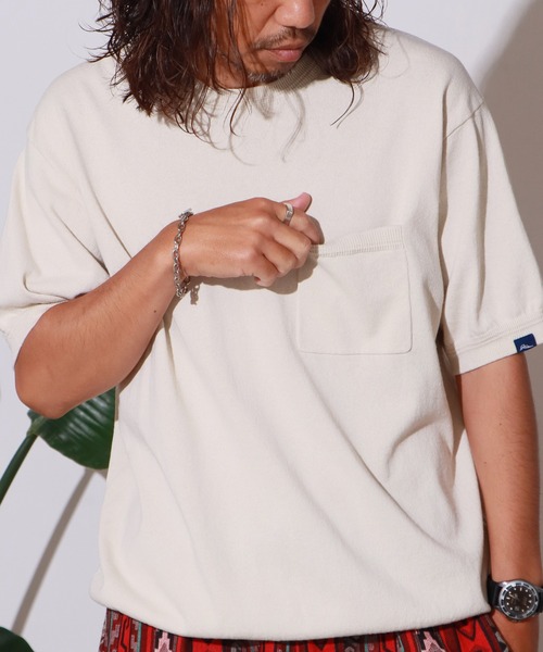 

WP WESTPOINT Футболка с круглым вырезом и нагрудным карманом, Double P Westpoint, кремовый