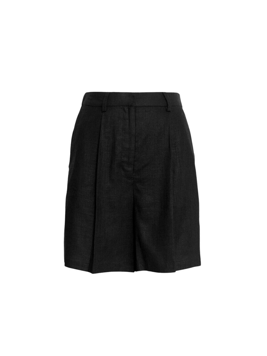 

Плиссированные брюки Marks & Spencer, черный