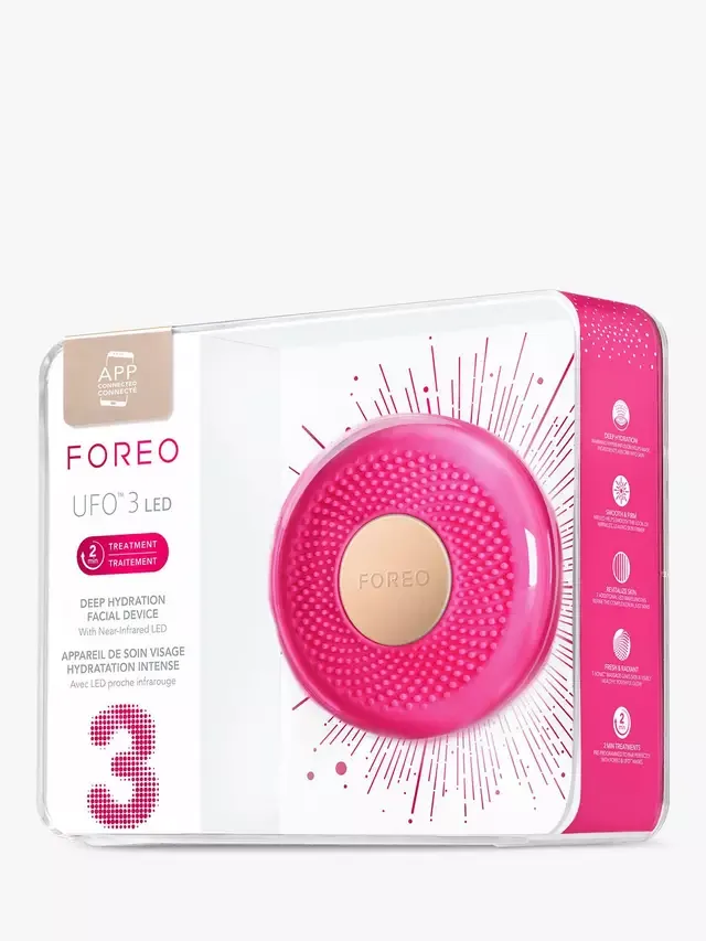 Увлажняющий крем для лица UFO 3 LED, цвет фуксия FOREO — фото 2
