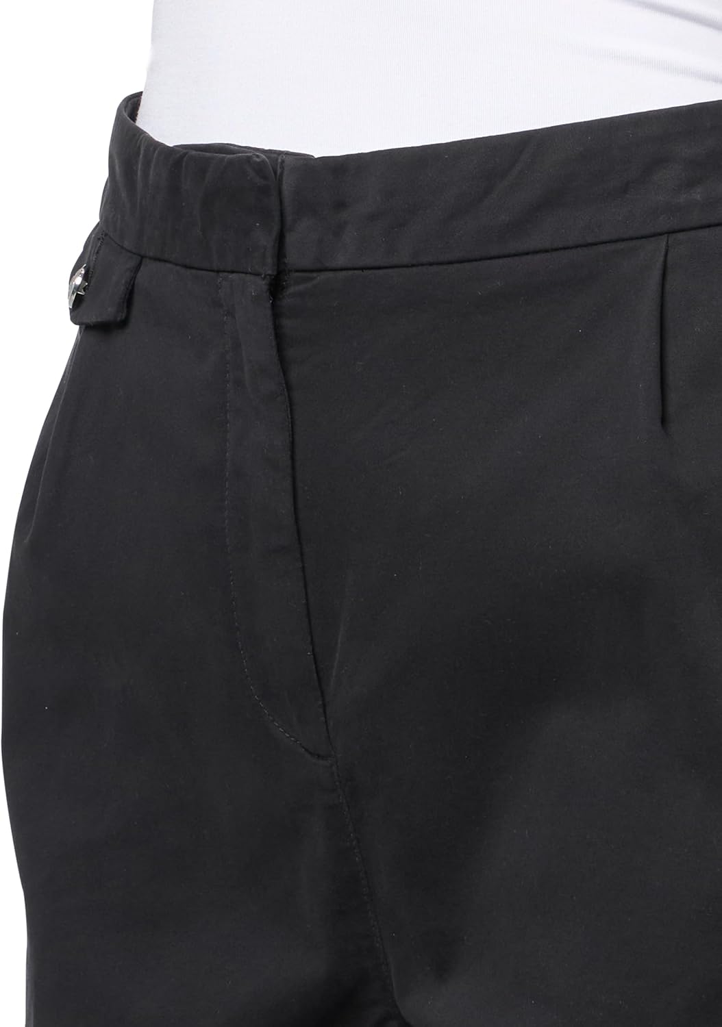 BOSS Мужские шорты из сатинового хлопка с эластаном, Black Carbon — фото 3
