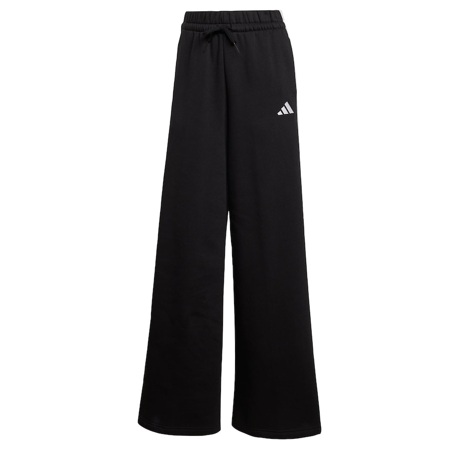 

Широкие спортивные брюки ADIDAS SPORTSWEAR 3-Stripes Fleece Wide, черный