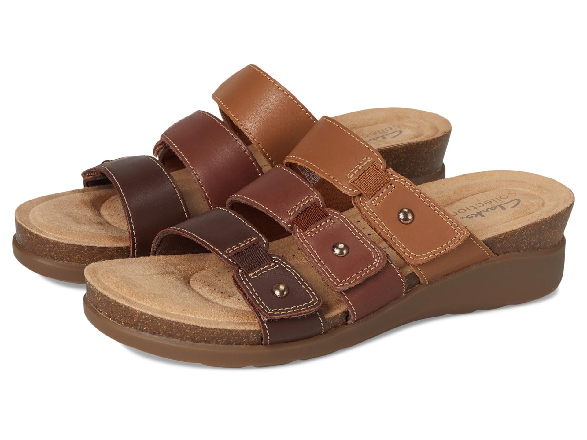 Сандалии Clarks Calenne Lily, цвет Brown Multi Leather