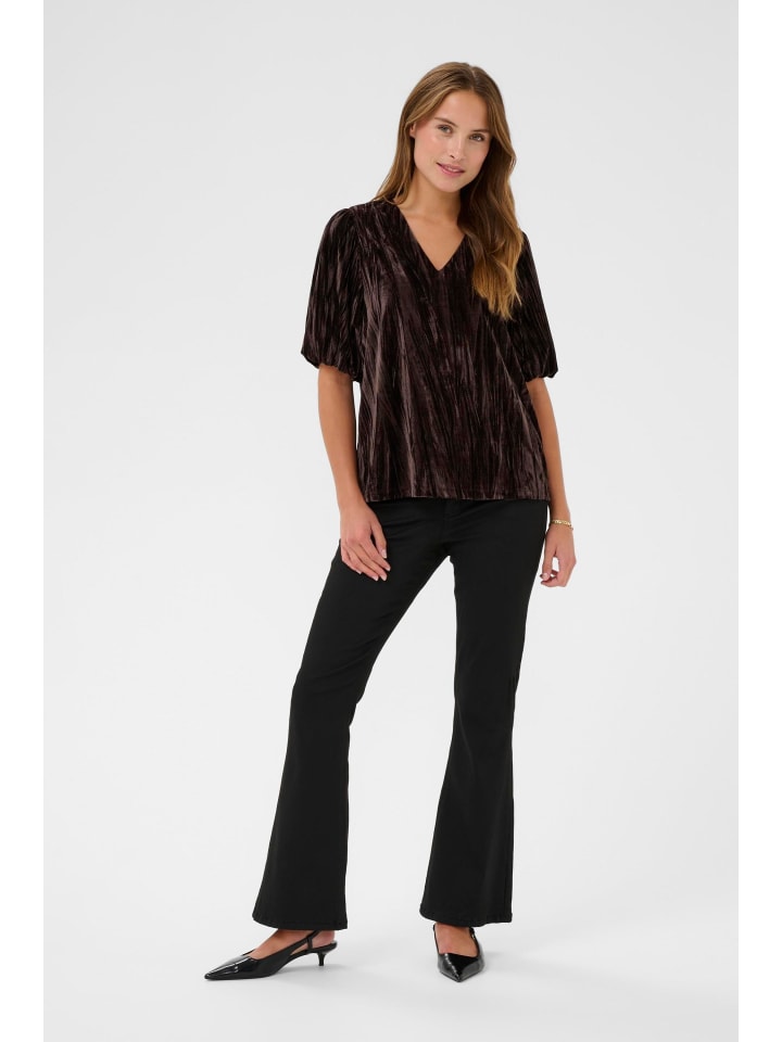 

Блузка KAelva Regular fit с короткими рукавами в цвете Black Coffee Kaffe