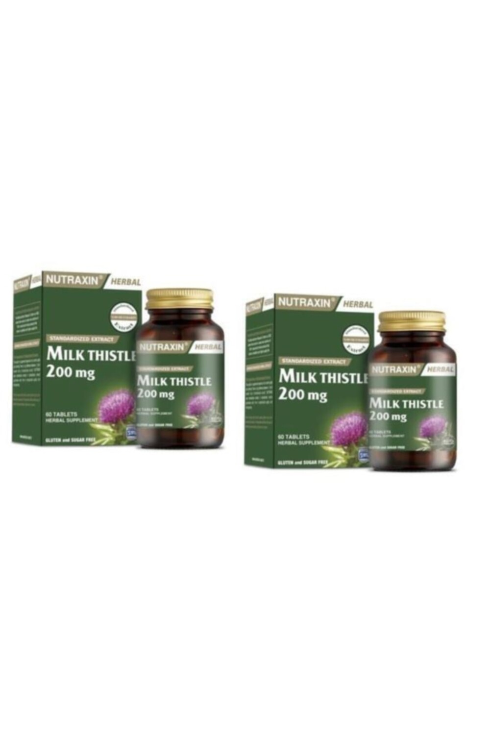 

Nutraxin Расторопша пятнистая 200 мг 60 таблеток по 2 штуки