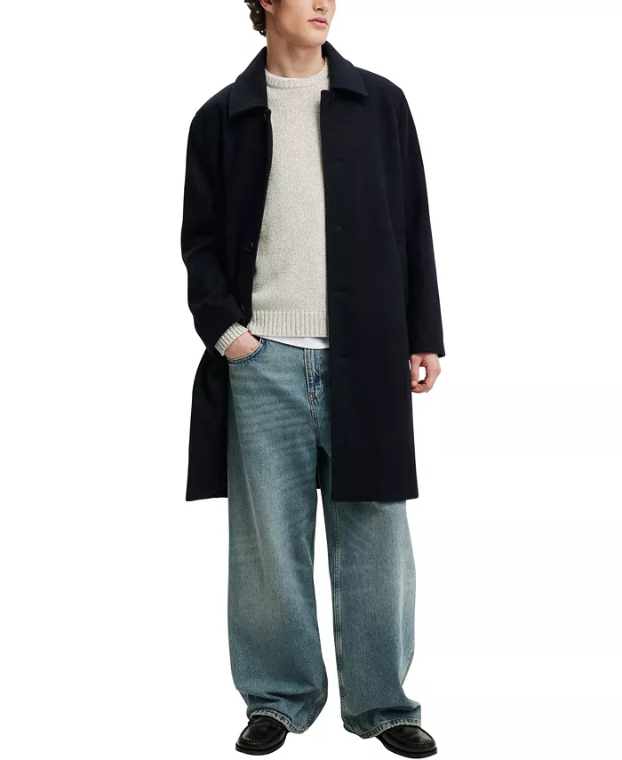 

Мужское пальто Trench Coat COTTON ON, синий