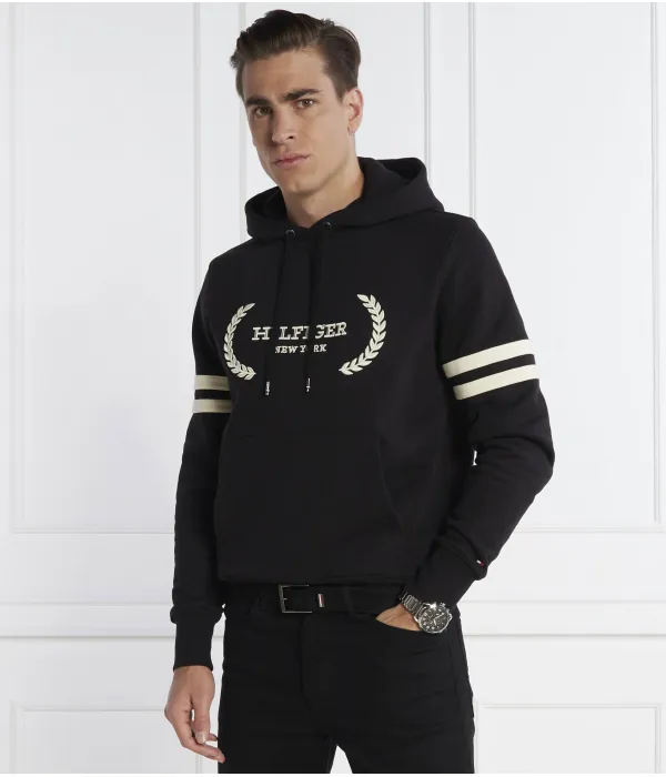 Толстовка «Лорел» Regular fit Tommy Hilfiger, черный — фото 3