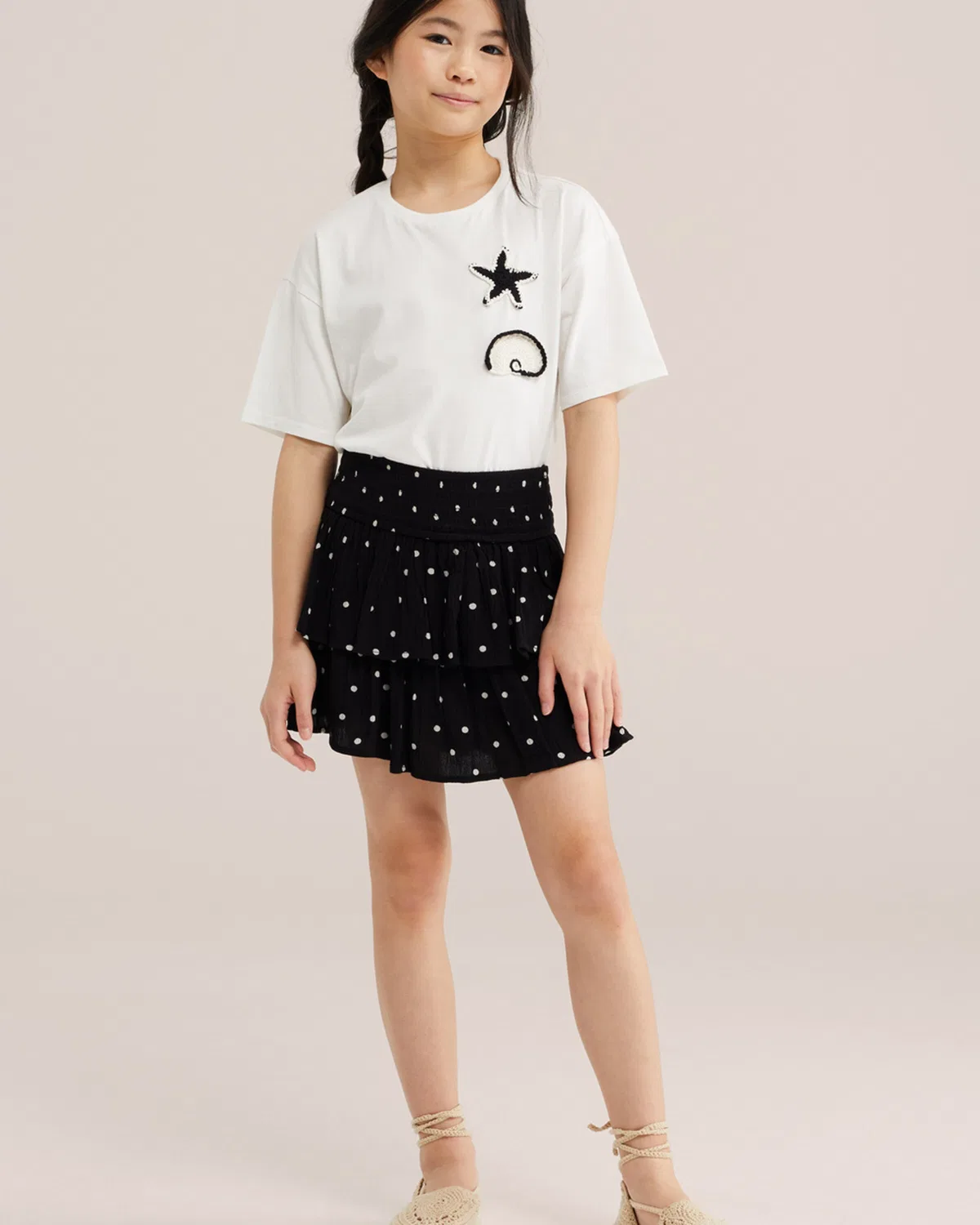 Футболка We Fashion, Off White — фото 4