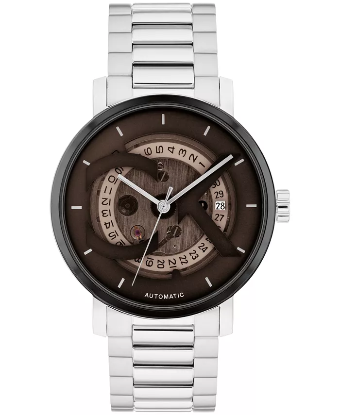 

Унисекс автоматические часы Iconic на стальном браслете серебристого цвета, 40 мм Calvin Klein