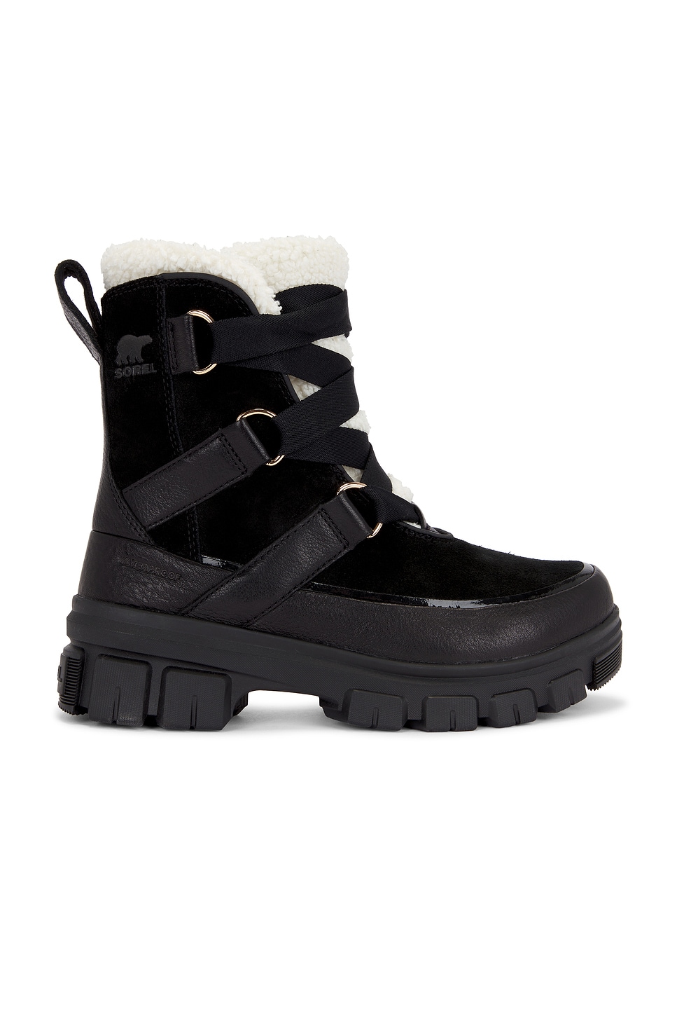 

Ботинки женские Tivoli V Resort Boot Sorel, цвет Black & Chalk