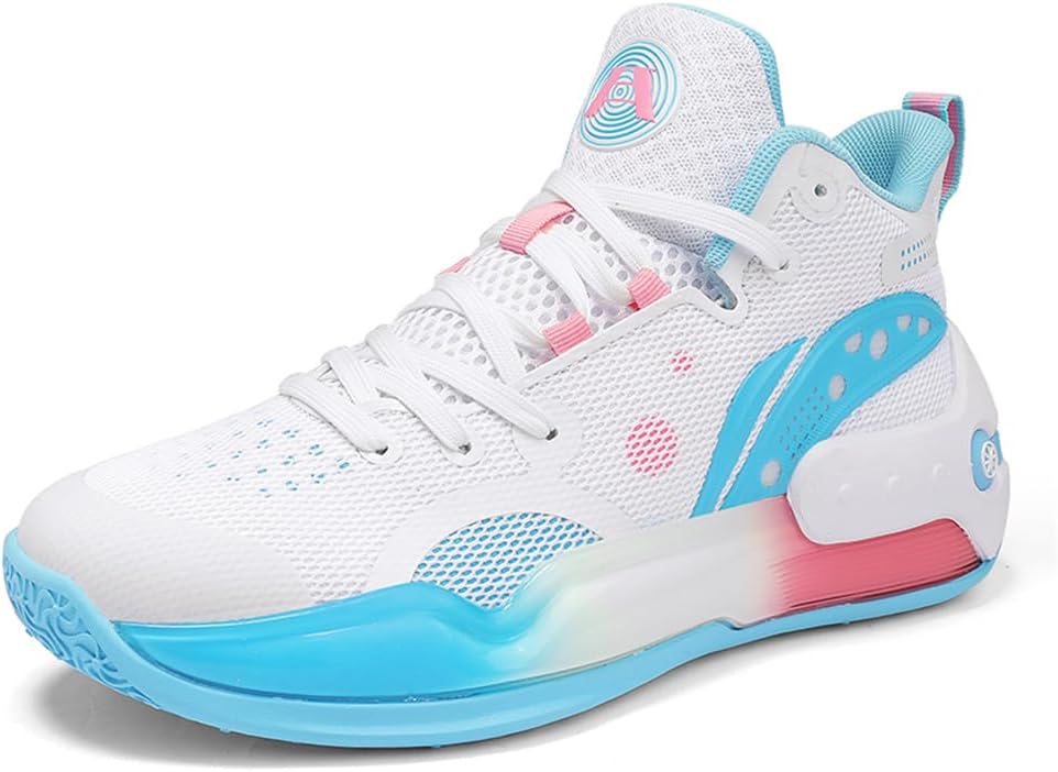 

Мужские баскетбольные кроссовки Mashangfu, мужские спортивные кроссовки для работы, прогулок и повседневной носки, синий