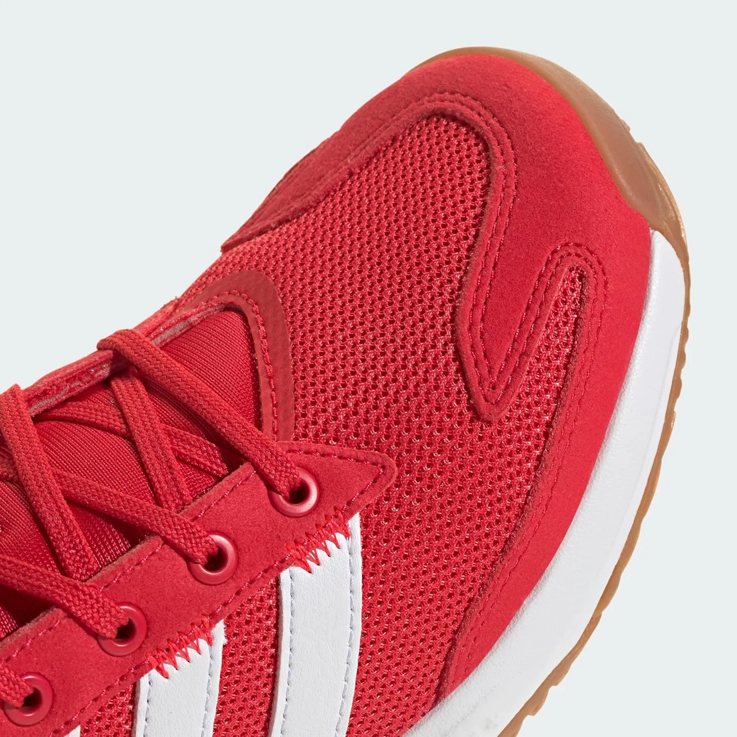 Детские спортивные кроссовки Adidas унисекс для дома и тренировок, Purrub Cloud White Lucid Red — фото 4