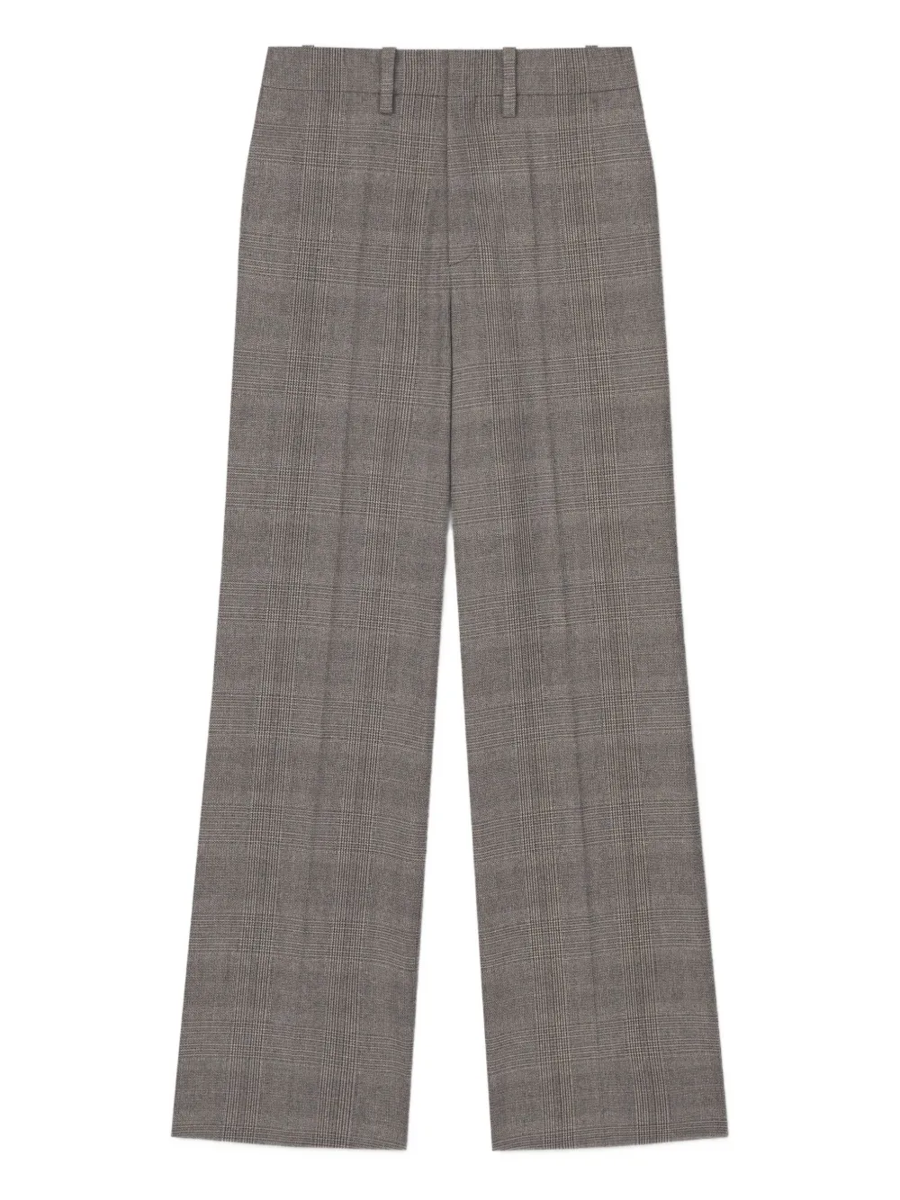 

Шерстяные брюки в клетку Aeron, серый