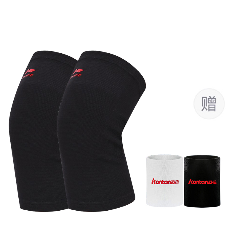 

Наколенники Polyester для бега, альпинизма, велоспорта и фитнеса unisex LINING, Black Set+Ktz Random Color Wrist Brace *1