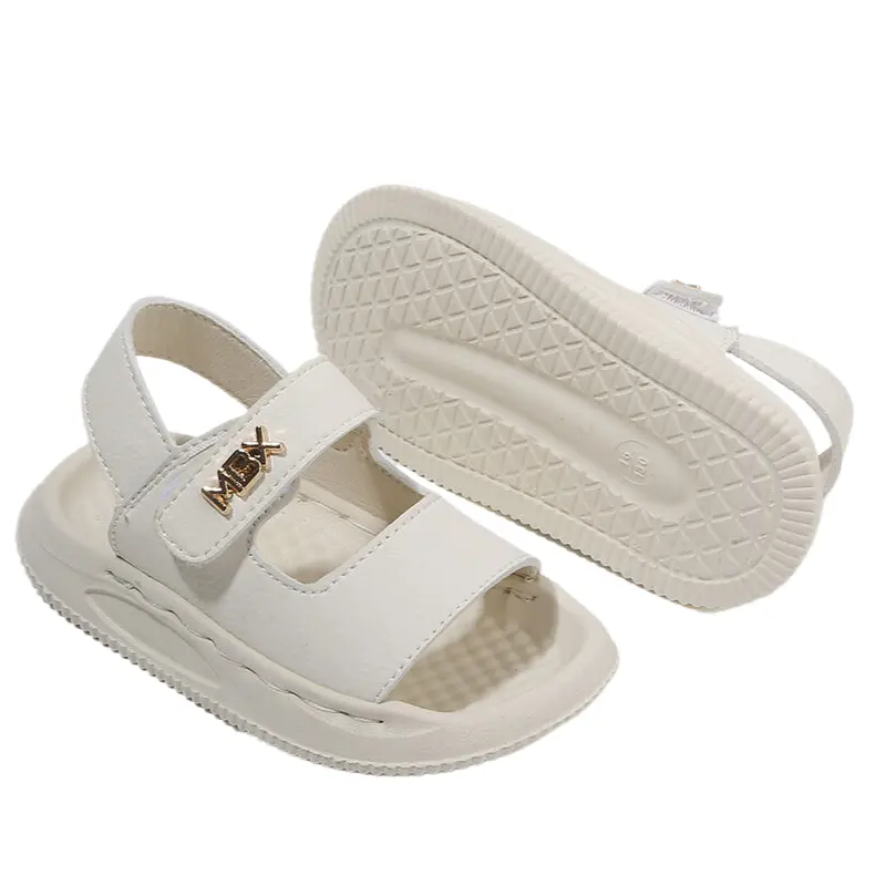 Нескользящая, износостойкая, дышащая обувь для малышей. Для младенцев и малышей. MAIBUXIONG, бежевый — фото 4