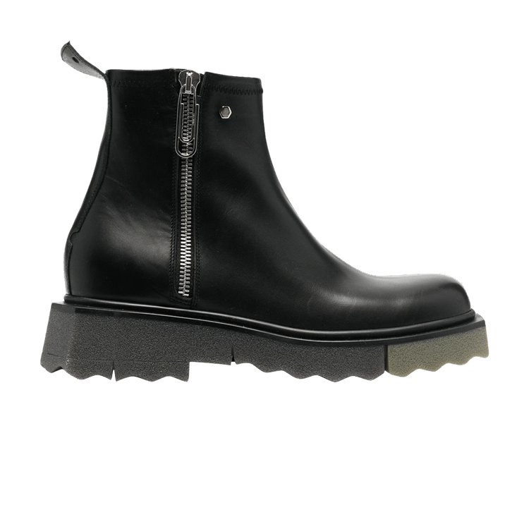 

Ботинки Off-White Sponge Zip Boot 'Black Green', черный