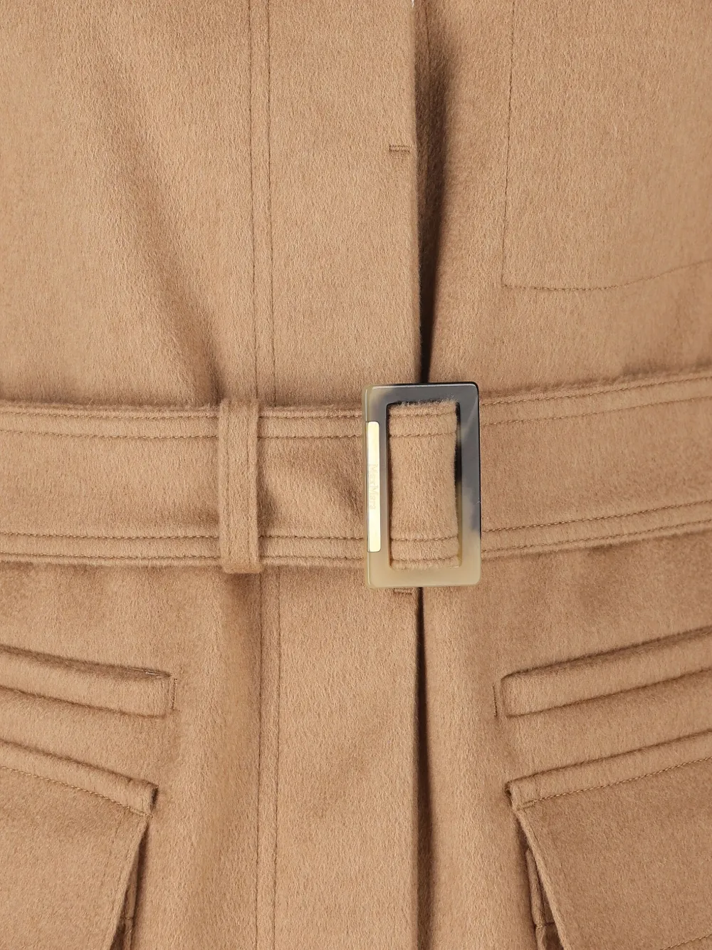 Куртка LEVA с вельветовым воротником и поясом Max Mara, коричневый — фото 3