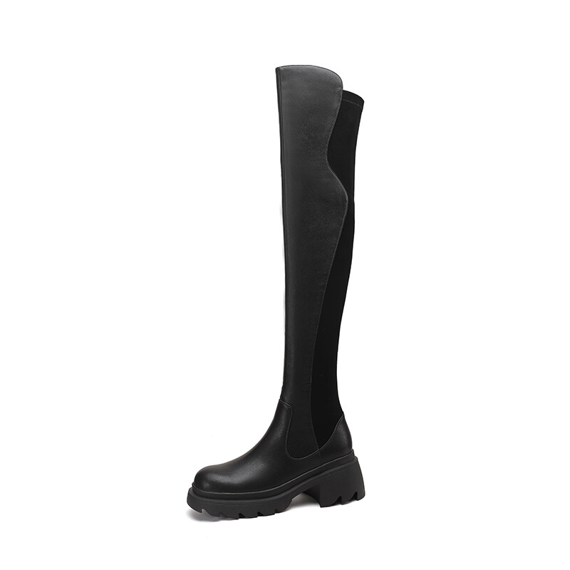 

Сапоги женские Tataya, цвет Black Fleece-lined