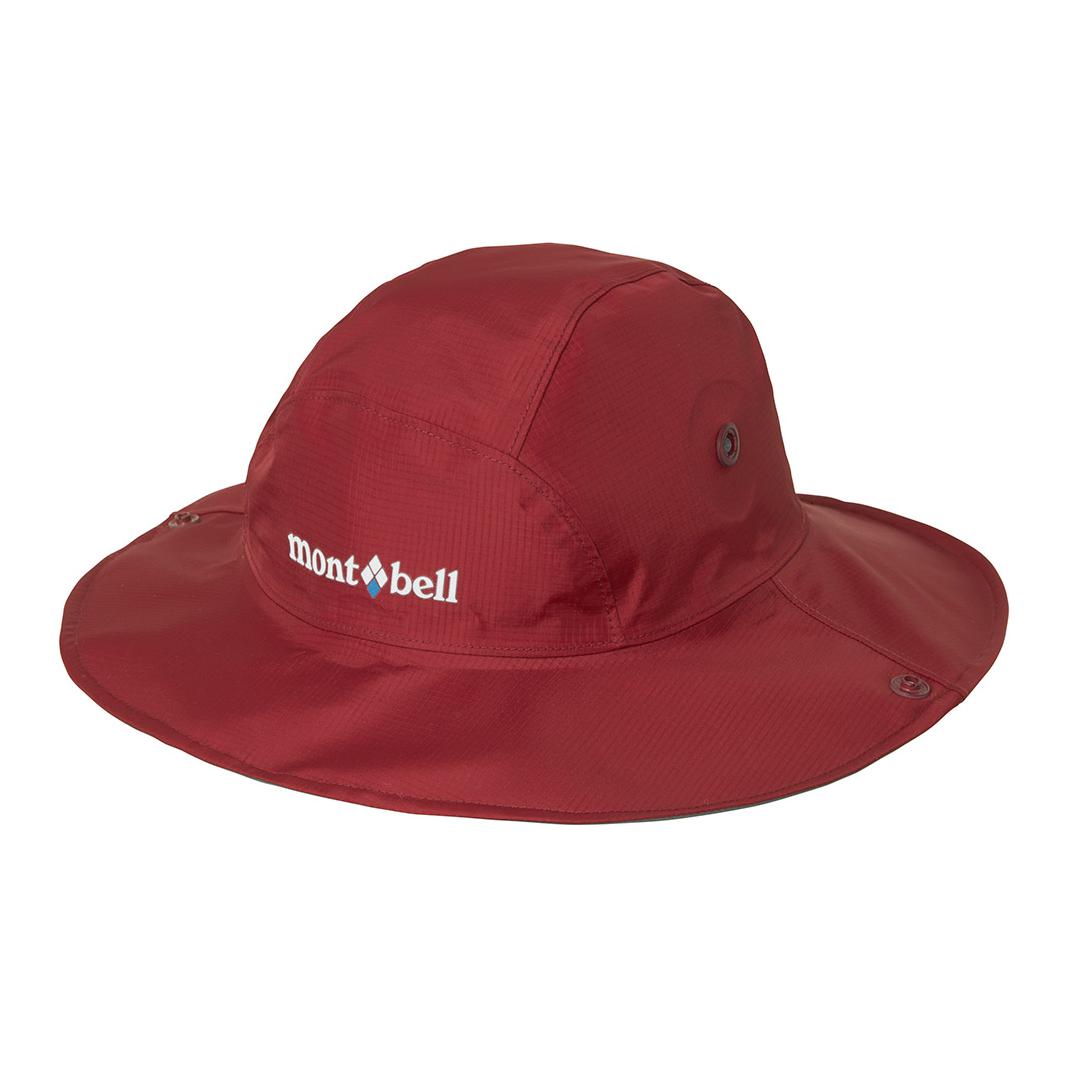 

MONTBELL Нейлоновая разноцветная панама мужская, Red