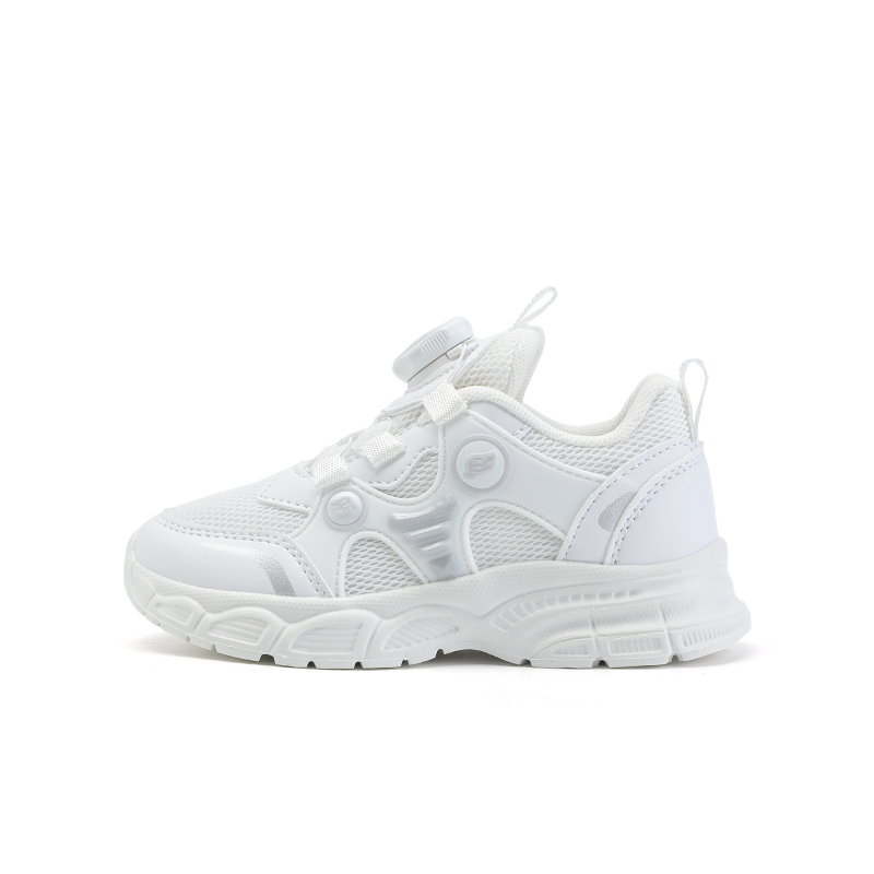 

Дышащие легкие амортизирующие низкие повседневные кроссовки детские B.Duck, белый