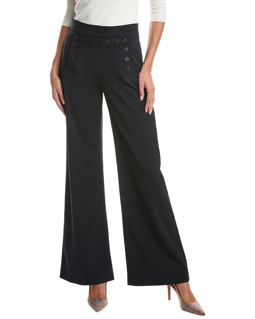

Брюки Weekend Max Mara Galli из смесовой шерсти, синий