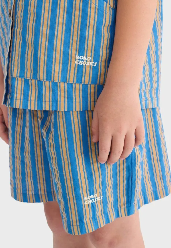 Новая блузка на пуговицах с новой линией роста волос Bobo Choses, Navy Blue — фото 3