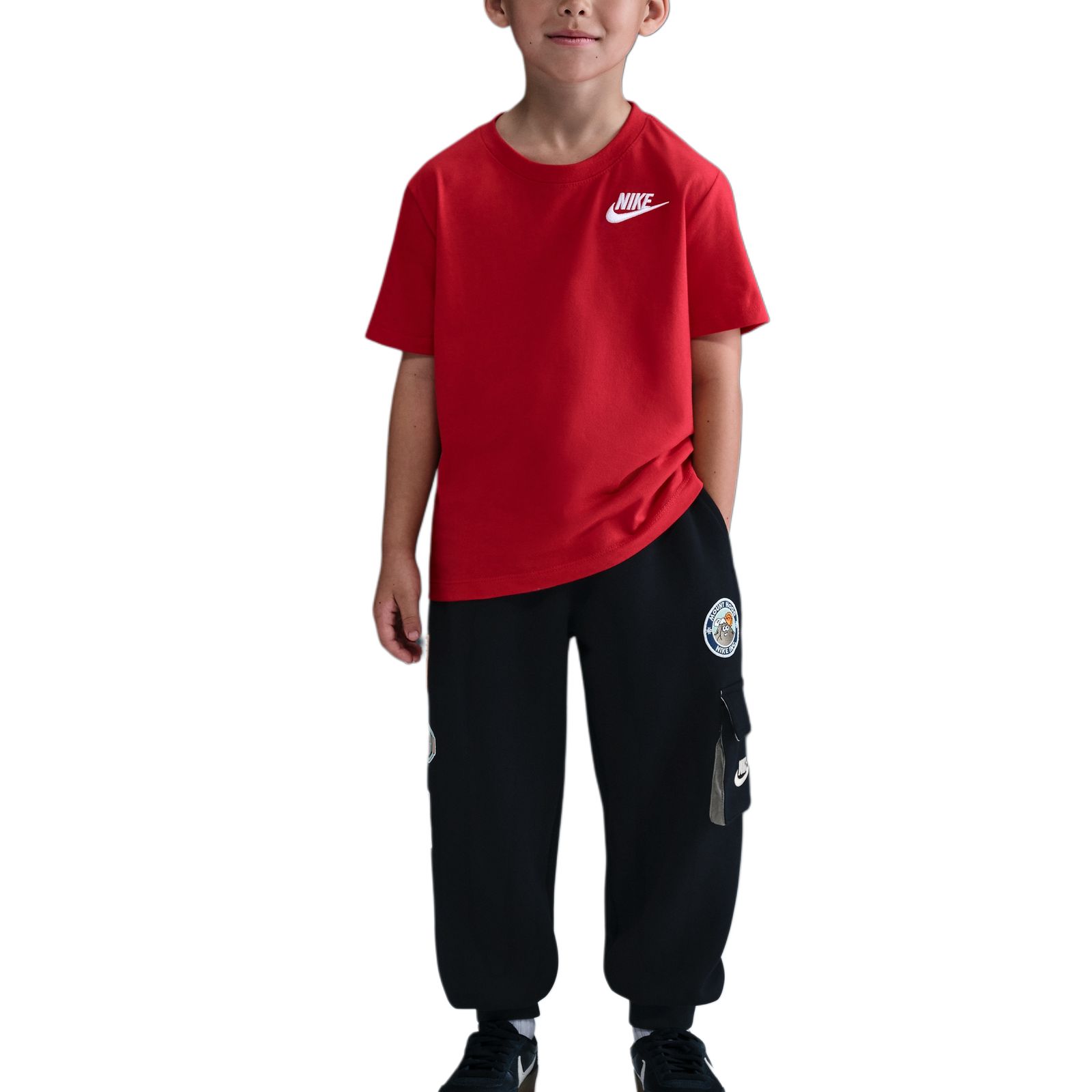 

Детские вязаные спортивные штаны Nike, черный