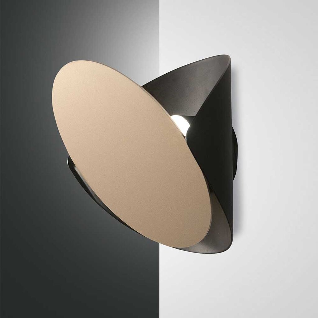 

Fabas Luce Shield, настенный светильник, светодиод, 1x14Вт, золото