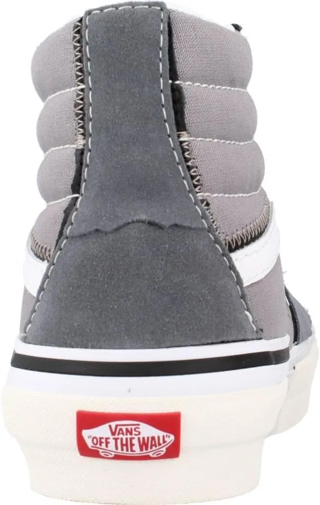 Кроссовки Vans SK8-HI RECONSTRUCT Grey — фото 3